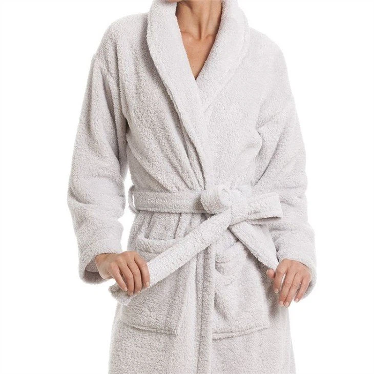 Hotel Coral Fleece Bathrobe